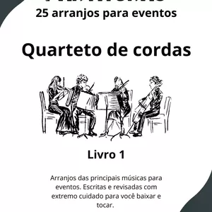 Imagem do curso 25 Arranjos para Quarteto de Cordas - Livro 1