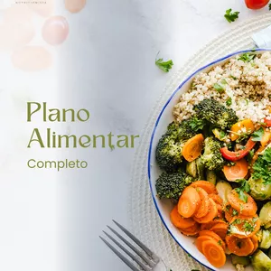 Imagem de capa para o Ebook Plano alimentar completo!