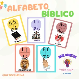 Imagem de capa para o Ebook alfabeto bíblico