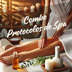 Imagem de capa para o Curso online Combo Protocolos de Spa | Pedras Quentes - Drenagem Linfática para Pernas - Spa para Noivas