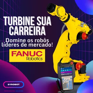 Imagem de capa para o Curso online Treinamento Robótica Industrial - FANUC R50iA e R50iB