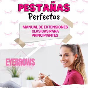 Imagen de portada para Ebook PESTAÑAS PERFECTAS - Manual de Extensiones Clásicas para principiantes