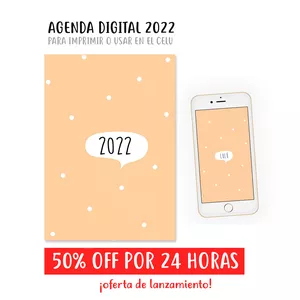 Imagem principal do produto Agenda digital 2022 Lulú ilustraciones