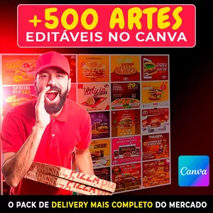 Imagem do curso Pack Delivery +500 Artes