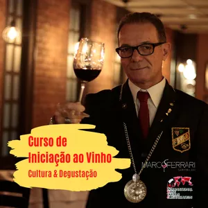 Imagem principal do produto Curso de Iniciação ao Vinho, Cultura e Degustação