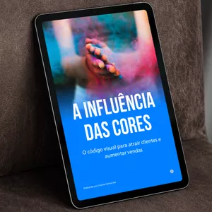 Imagem de capa para o Curso online A INFLUÊNCIA DAS CORES - LIVRO FÍSICO