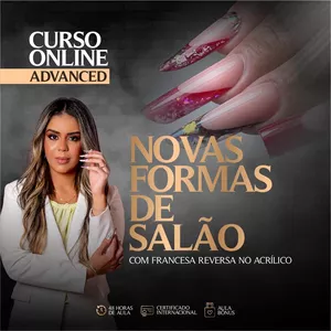 Imagem de capa para o Curso online Novas formas de Salão com Jessica Vicente