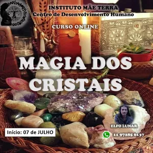 Imagem de capa para o Curso online Curso Magia dos Cristais