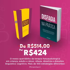 Imagem de capa para o Curso online Combo com 2 produtos - Cartão Verbal e Livro fisico - Disfagia na prática