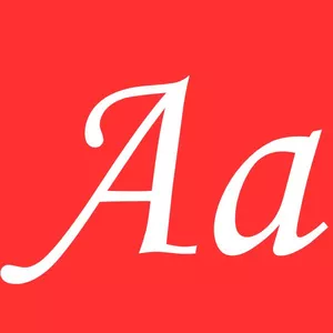 Imagem de capa para o Curso online Alfabeto lúdico cursiva maiúsculo e minúsculo preto 5x5 cm vermelho