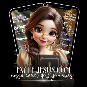 Imagem de capa para o Curso online Canal de Figurinhas Cristãs-PLRS