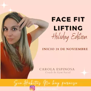 Imagen de portada para Curso online Fit Face Lifting  Holiday Edition
