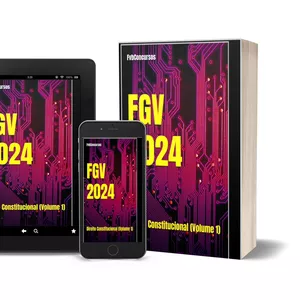 Imagem de capa para o Ebook FGV 2024 - DIREITO CONSTITUCIONAL