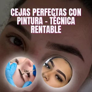 Imagen de portada para Curso online Cejas perfectas con pintura