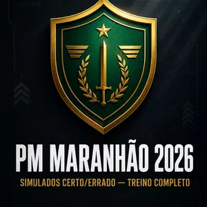Imagem do curso Treino PM Maranhão 2026 — Simulados Certo/Errado