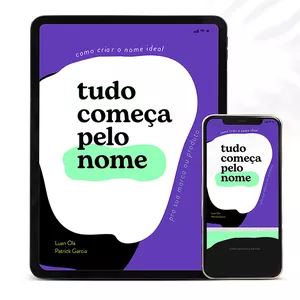 Imagem de capa para o Ebook Como criar o nome ideal para sua marca ou produto