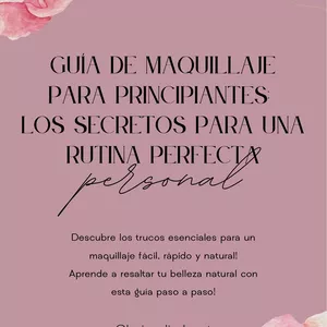 Imagen de portada para Curso online Guía de maquillaje para Principiantes: Los Secretos para una Rutina Perfecta ✨💕🌟
