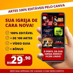 Imagem do curso PACK DE ARTES GOSPEL