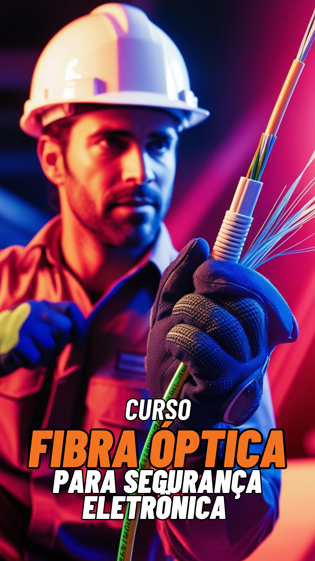 Imagem de Curso Fibra Óptica para segurança eletronica criado por Parkseg Academy na hotmart