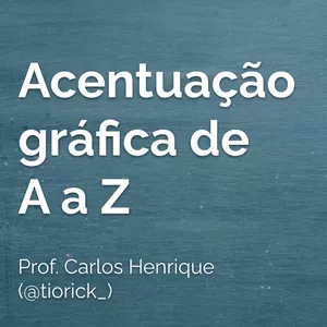 Imagem de capa para o Ebook Acentuação gráfica de A a Z