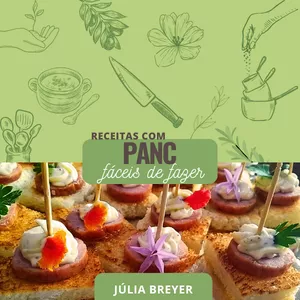 Imagem de capa para o Ebook Receitas PANC 