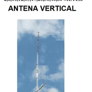 Imagem de capa para o Ebook Manual em Português MFJ-1799 Antena Vertical