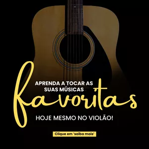 Imagem de capa para o Ebook Domine o violão: aprenda a tocar suas músicas favoritas