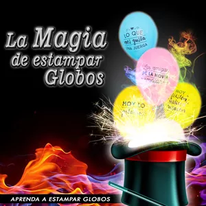 Imagen de portada para Curso online La Magia de Estampar Globos