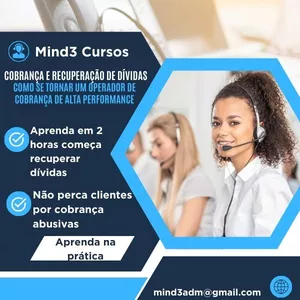 Imagem de Cobrança e Recuperação de dívidas - Como se tornar um operador de cobrança de alta performance criado por MIND3  na hotmart