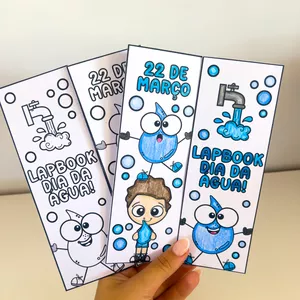 Imagem de capa para o Ebook Lapbook Dia da Água 💦