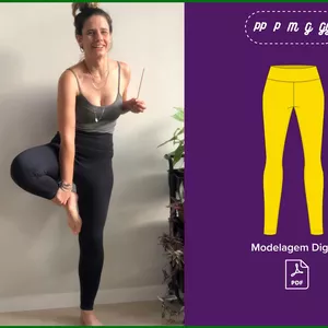 Imagem de capa para o Curso online Legging Suplex Cintura Média