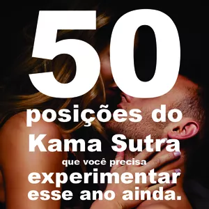 Imagem de capa para o Ebook 50 posições do Kama Sutra que você precisa experimentar ainda esse ano.