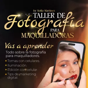 Imagen de portada para Curso online Taller de Fotografía para Maquilladoras - Vitalicio