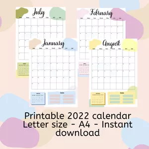 Imagen de portada para Curso online Hermoso calendario 2022 minimalista