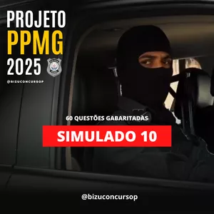 Imagem de capa para o Ebook SIMULADO 10 PÓS-EDITAL PPMG 2025