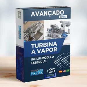 Imagem de capa para o Curso online Curso Digital Avançado Turbinas a Vapor TURBIVAP