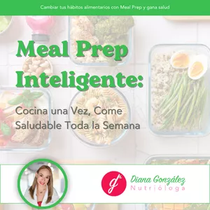 Imagen de portada para Ebook Meal Prep Inteligente: Cocina una vez, come saludable toda la semana.