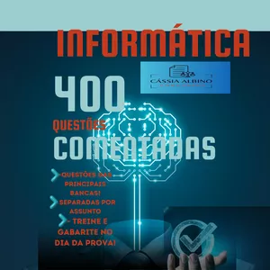 Imagem de capa para o Ebook Informática - 400 questões comentadas