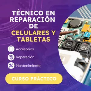 Imagen de portada para Curso online Curso de reparación de celulares y tabletas