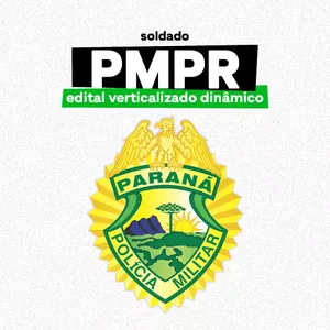 Imagem de capa para o Ebook Edital Verticalizado Dinâmico PMPR Soldado 2025