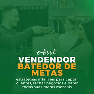 Imagem de capa para o Ebook VENDEDOR BATEDOR DE METAS