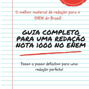 Imagem do curso Guia Completo Para Uma Redação Nota 1000 no ENEM