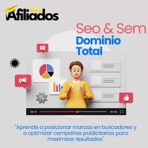 Imagen de portada para Curso online ▶Dominio Total en SEO y SEM