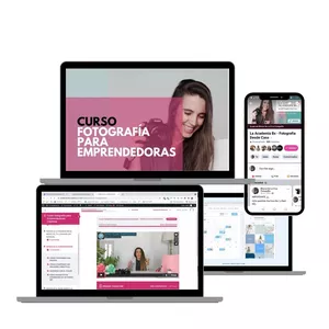 Imagen de portada para Curso online CURSO DE FOTOGRAFIA PARA EMPRENDEDORAS CREATIVAS