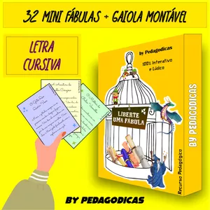 Imagem de capa para o Ebook Liberte uma Fábula - Letra Cursiva