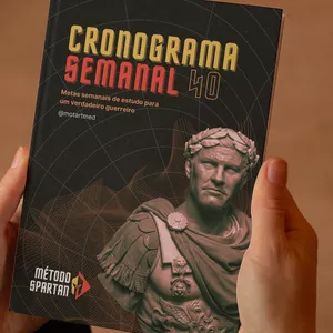 Imagem do curso CRONOGRAMA DE ESTUDOS 40 SEMANAS SPARTAN