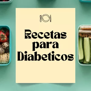 Imagen de portada para Ebook Recetas saludables para diabéticos