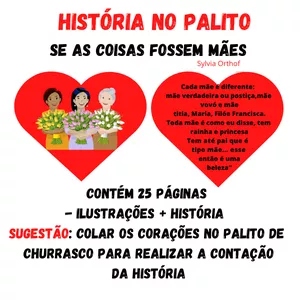 Imagem de capa para o Ebook SE AS COISAS FOSSEM MÃES - HISTÓRIA NO PALITO