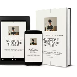Imagem de capa para o Ebook Negócio e Carreira de Sucesso