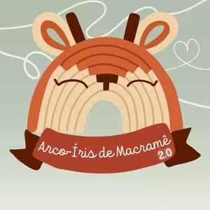 Imagem de capa para o Curso online Curso online de Arco-Íris de Macramê 2.0